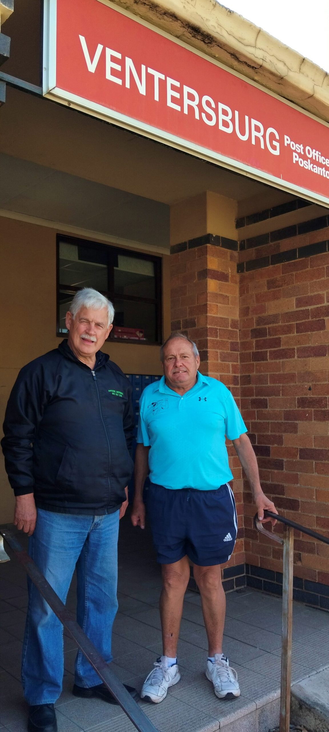 Henk Theron (links) en Herman Swart