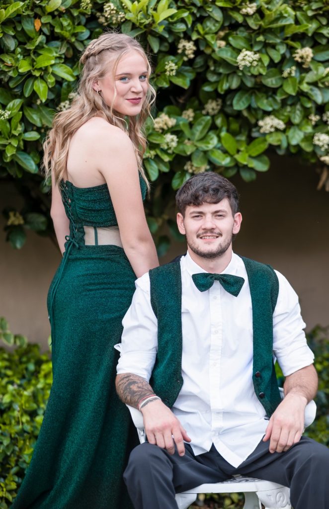 Lee-Ann Daffue en Ruan Nagel van die Hoërskool Hennenman. FOTO: Mariska Kidson 