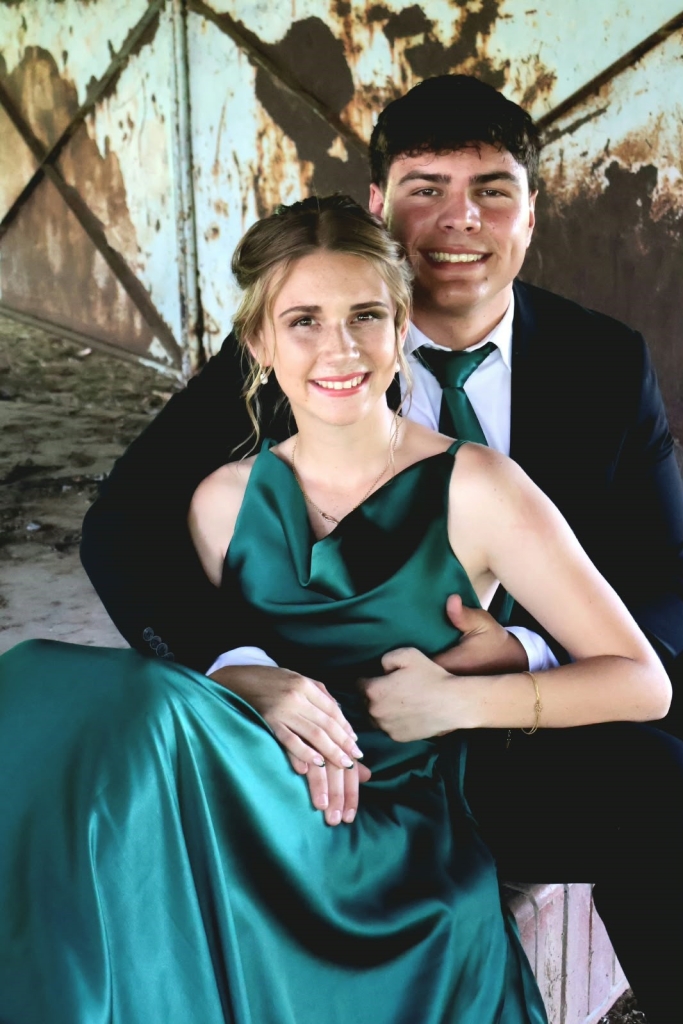 Cara Claassen en haar metgesel, Thomas Bothma, is matriek leerlinge van die Goudveld-Hoërskool in Welkom