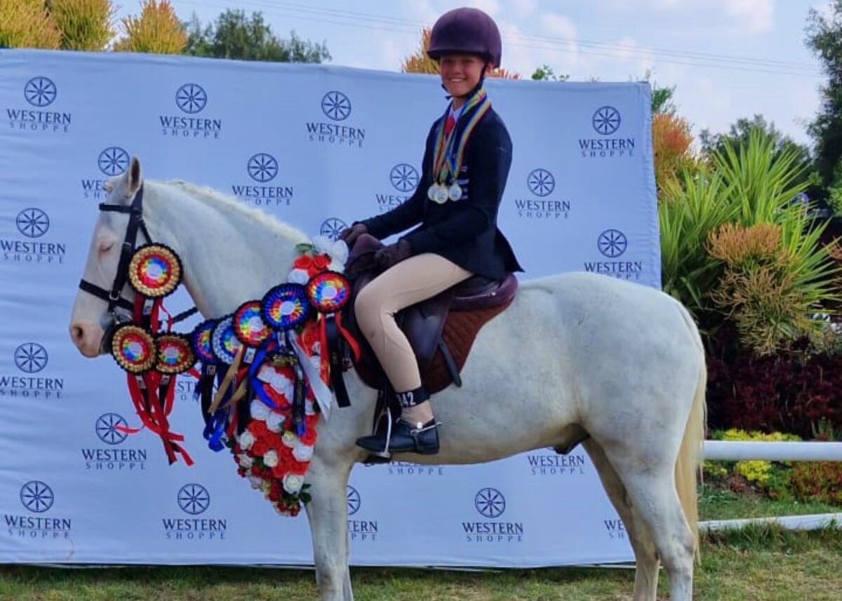 Hano van Jaarsveldt and Storm Rider brought home three individual national titles from the Sanesa championships.