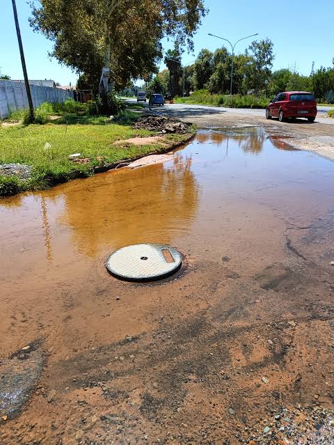 Raw sewage