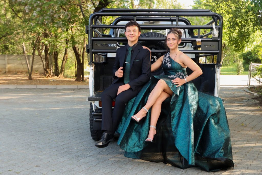 Ruan Harmse is ‘n matriekleerling van die Goudveld-Hoërskool. Sy metgesel was Giana Dos Ramos.  FOTO:  Carlien Smith. 