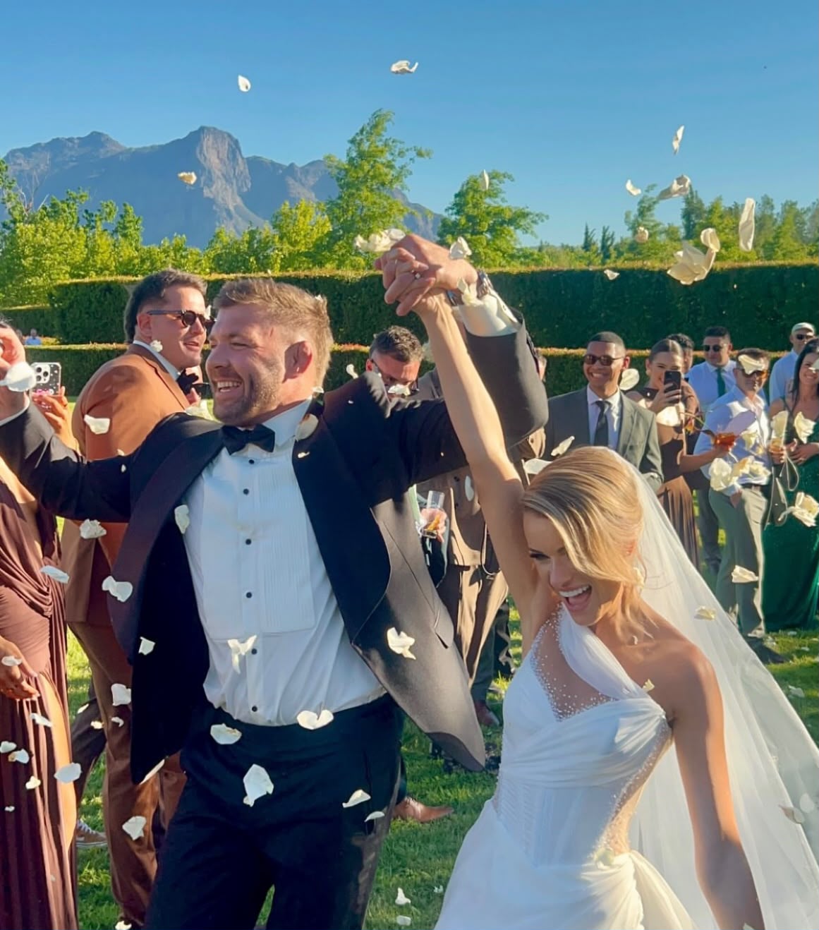 UFC star Dricus du Plessis marries in Franschhoek glamour wedding