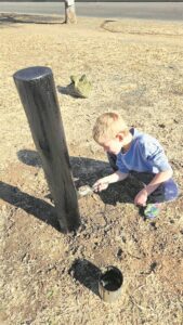 Seun (7) stel voorbeeld