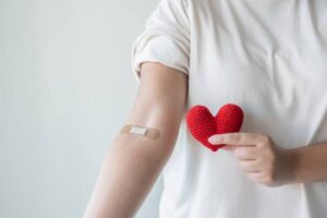 Show your love for your fellow man by donating blood