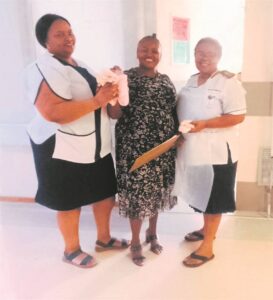 Nurses at Boitumelo Regional Hospital in Kroonstad aided to support newborns