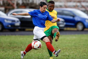 Selfies, goals and cheers at South Africa’s grannies World Cup