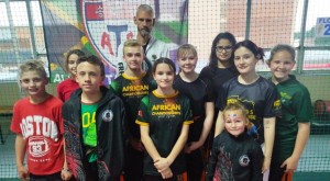 Students of the Kroonstad Black Belt Academy show skills at festival