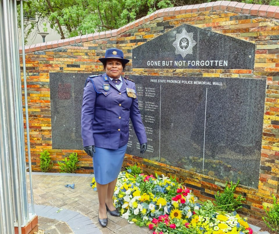 Special ceremony for fallen police officers in Free State.