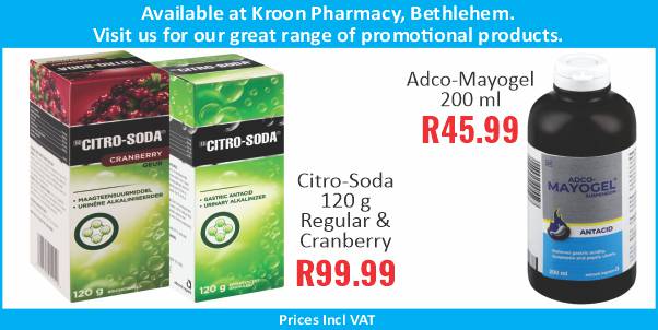 Medication on sale at Kroon Apteek