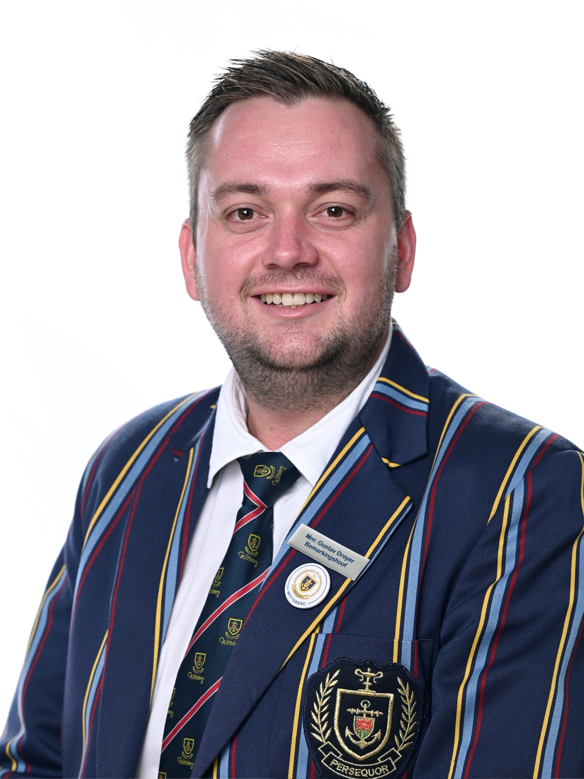 Skool groet bemarkingshoof
