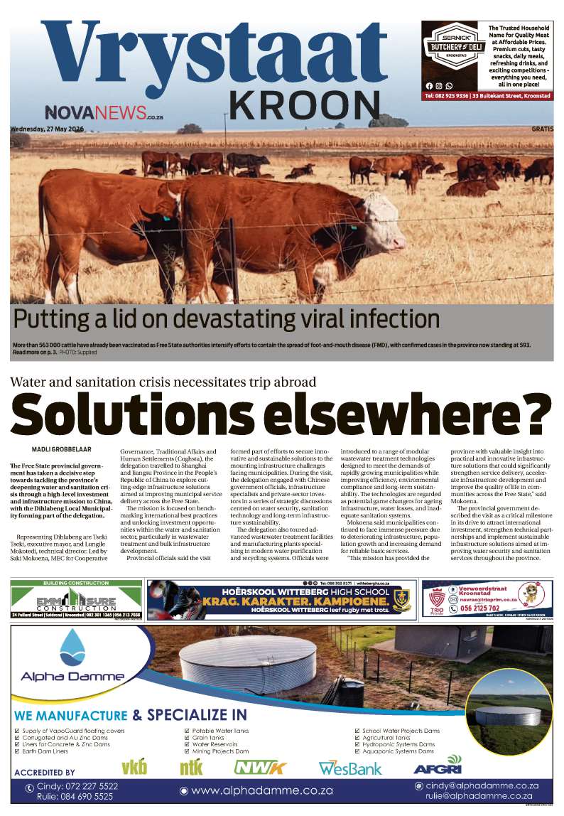 VrystaatKroon E-edition – 27 May 2026
