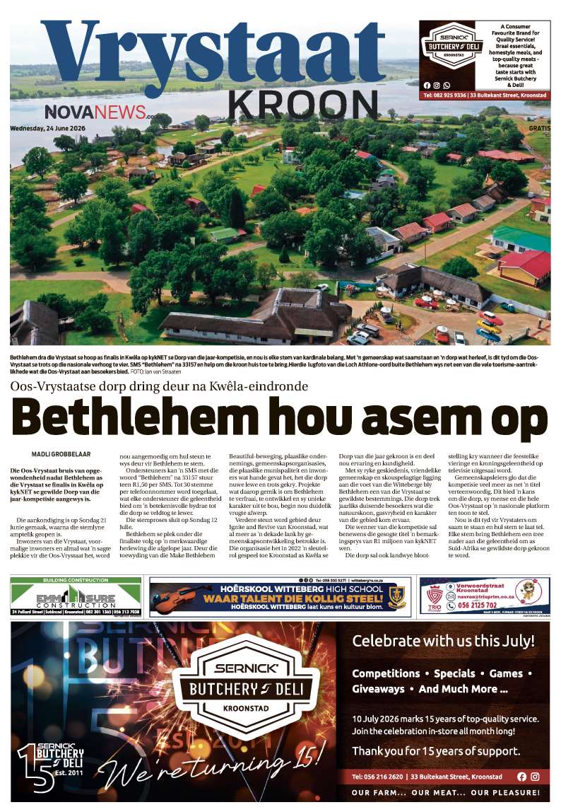 VrystaatKroon E-edition – 24 June 2026