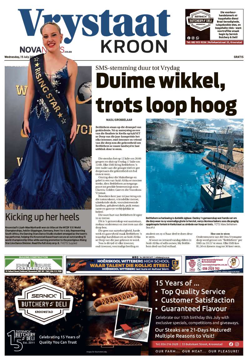 VrystaatKroon E-edition – 15 July 2025