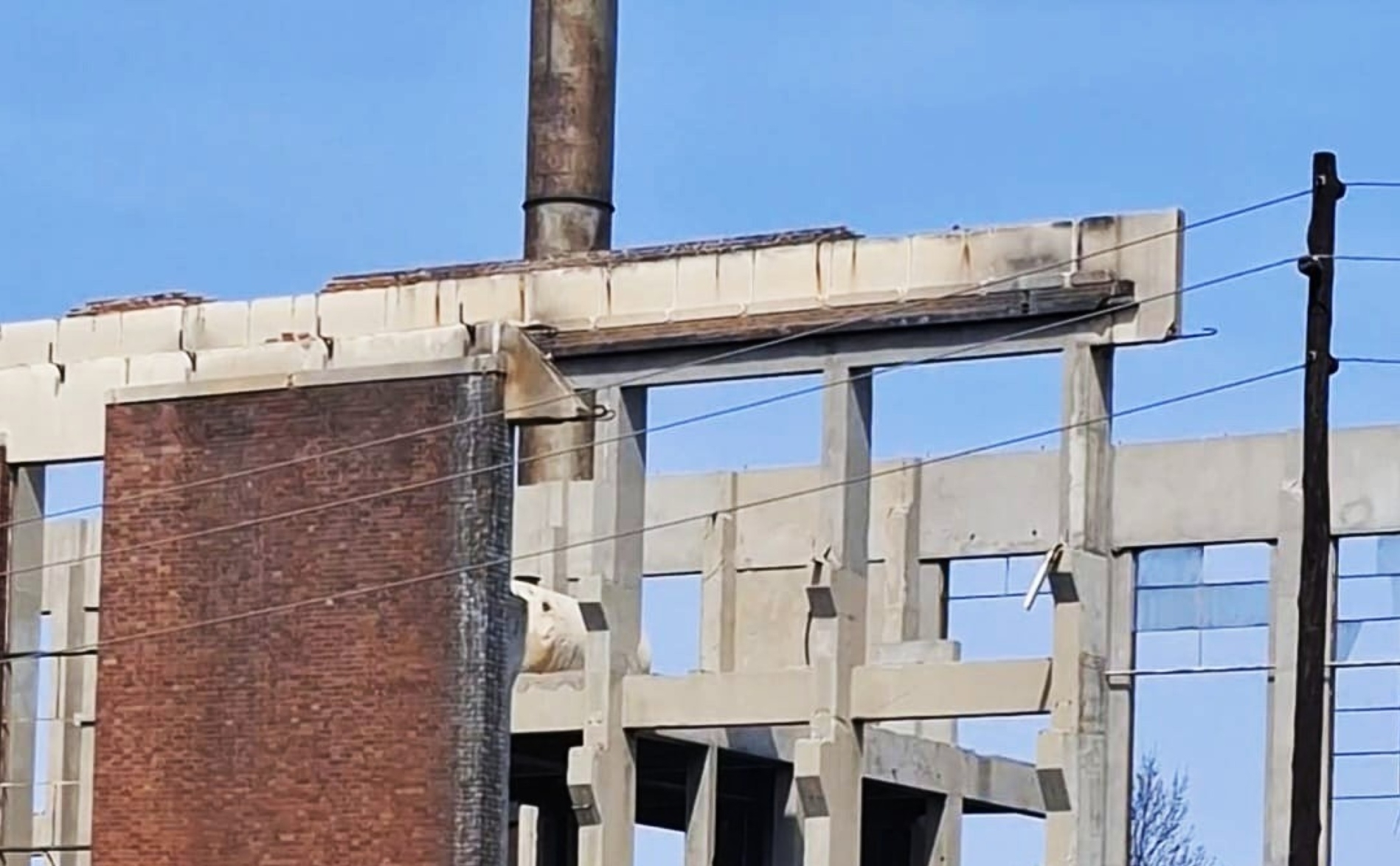 The former Kroonstad Power Station stands in a severely deteriorated state after years of neglect, vandalism and copper theft. Photo:Supplied