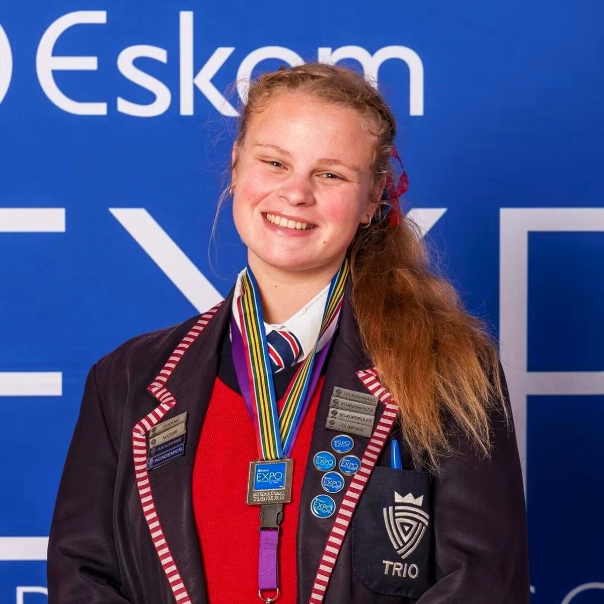 Helené Fourie, 'n Gr. 12 leerder aan die Hoërskool Trio in Kroonstad.
