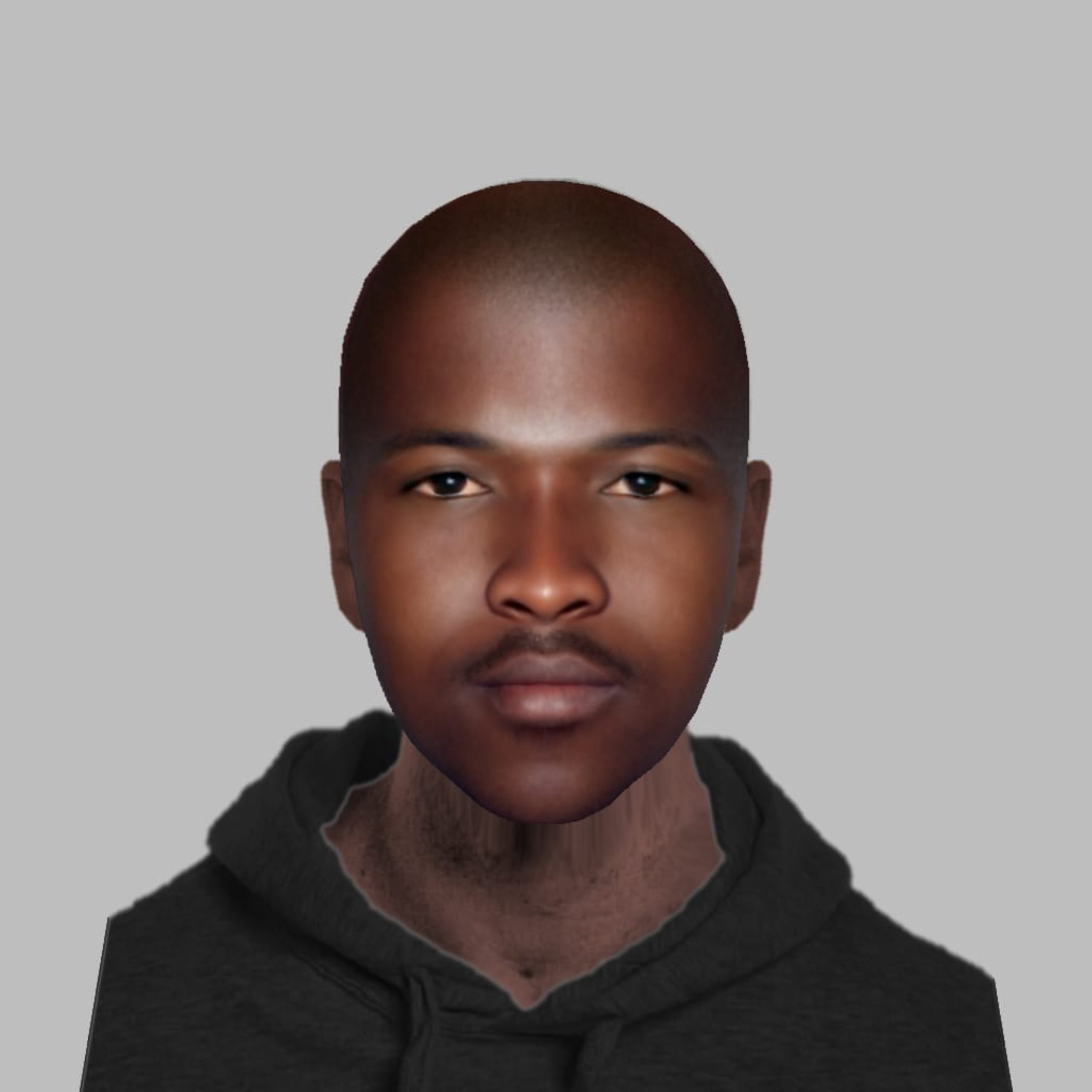 Police are seeking the public’s help in locating the man depicted in this composite facial image in connection with an alleged rape and robbery in Bethlehem. Anyone with information is urged to contact Detective Sergeant S.A. Kganare on 082 529 1427. Photo:Supplied
