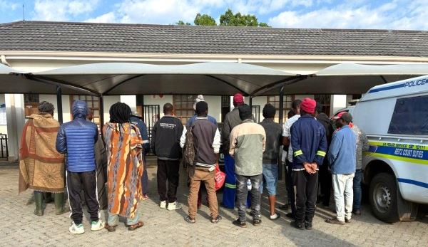 A group of 24 undocumented foreign nationals found at the biscuit factory near Reitz.