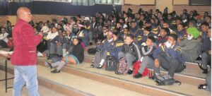 Radio man motivates the matrics