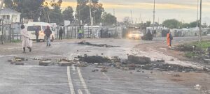 Covid informal-settlement residents take to the streets