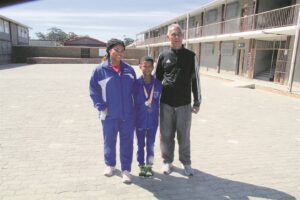 Hardlopertjie in groot spore