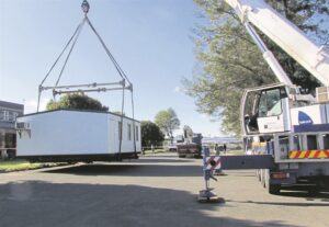 Containers donated to non-profit