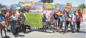‘Geweld nie langer geduld . . .’
