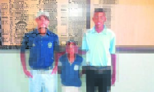 Jong gholfspelers beïndruk