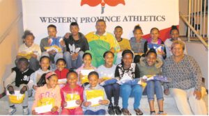 Velocity-atlete reis na Potchefstroom vir landloop