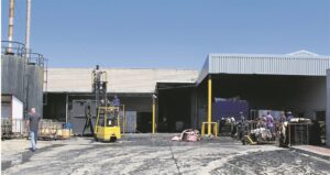 Brand bring groot skade by Rotex-fabriek