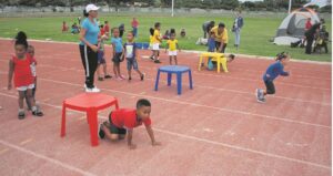 Kleuterskool hou atletiekdag