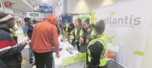 Career expo in Atlantis City Mall