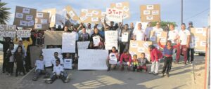 Mans keelvol vir geweld teen vroue en kinders