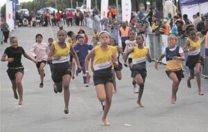 Eerste wedloop goed ondersteun