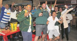 Groen loop deur are van inwoners