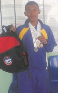 Atletiek en sokker deel van sy lewe