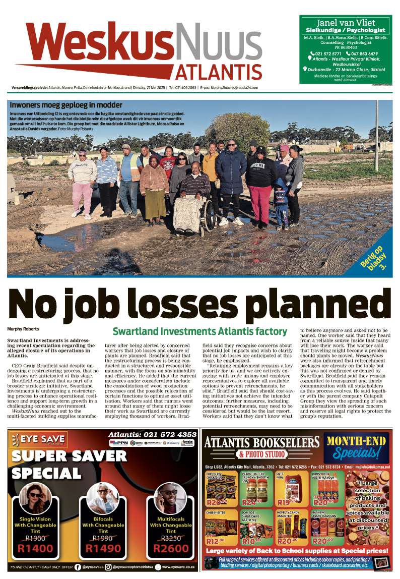 WeskusNuus – E-Edition -27 May 2025