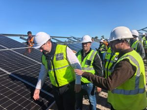 First Municipal own-build solar plant well on its way