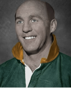 Die oudste lewende Springbok, Des van Jaarsveldt, is oorlede.