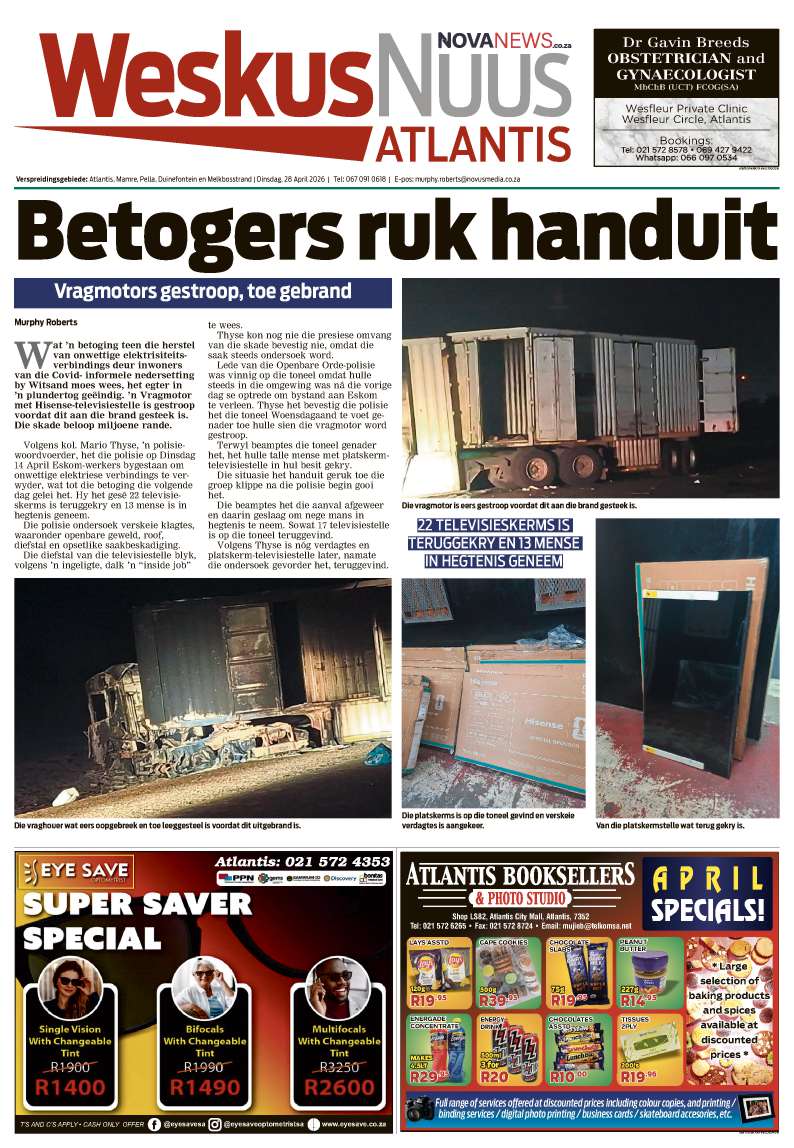 WeskusNuus E-Edition – 28 April 2026