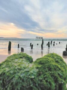 The sea slowly, unstoppably taking back its space