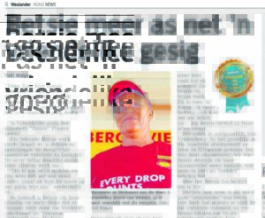 Petroljoggie groet ná 18 j.