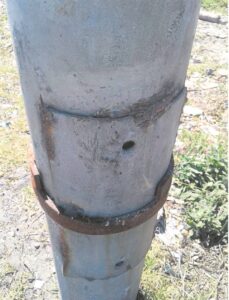 Werp lig op straatligte