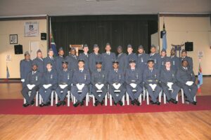 Ceremony at Air Force base