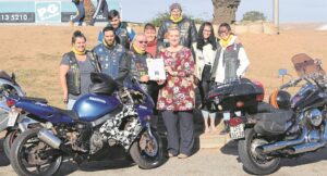 Motorfietsklub bedank koerant