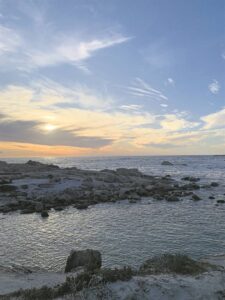 Peaceful sunset