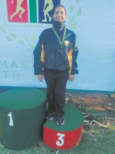 Atlete presteer mooi