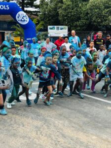 Panorama hou weer pret-kleurwedloop