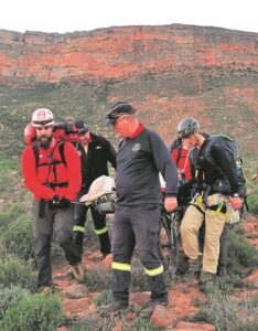 Famous BASE jumper rescued from mountain after fall