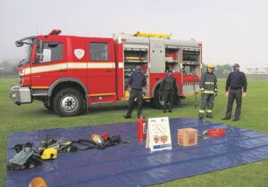 Seeskulpie-kleuters kry besoek van brandweer
